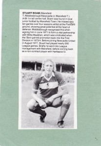 STUART BOAM MIDDLESBROUGH & PETER BROADBENT WOLVES MAGAZINE CUTTING UK POST FREE for sale on Ebay