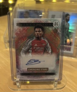 ETHAN NWANERI RC AUTO BASE - 2024-25 Topps Inception UCC - Arsenal for sale on Ebay
