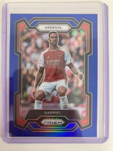 PANINI PRIZM PREMIER LEAGUE 23/24 GABRIEL ARSENAL BLUE 119/299. for sale on Ebay