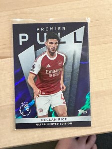 Declan Rice Ultra Limited Premier Pull Arsenal 2025 Topps Premier League for sale on Ebay
