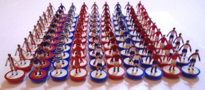 94 x ORIGINAL SUBBUTEO ZOMBIE FIGURES 7 full teams included,