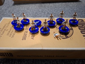 Subbuteo Rugby R26 Doncaster / Warrington –– Chunky Figures – 10 Glued Players for sale on Ebay