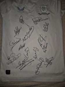 Rangers Legends Hand Signed 150th Anniverdary White Shirt for sale on Ebay