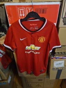 Nike Manchester United 2014 Men's Jersey Size L Kids for sale on Ebay