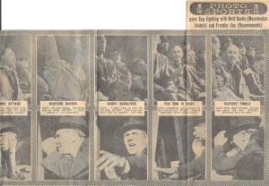 MATT BUSBY MANCHESTER UNITED & FREDDIE COX BOURNEMOUTH AT BOSCOMBE V BEDFORD for sale on Ebay