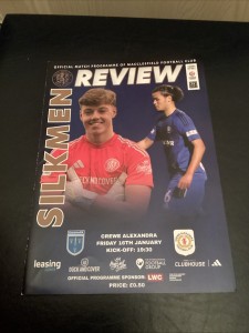 Macclesfield v Crewe Alexandra 2025/26 Cheshire Senior Cup for sale on Ebay