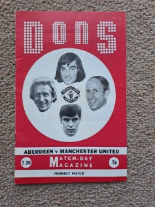 Aberdeen v Man Utd 72/73 Friendly for sale on Ebay