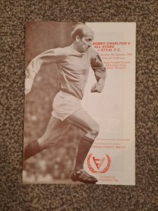 Bobby Charlton's All Stars v Styal 81/82 autographed for sale on Ebay