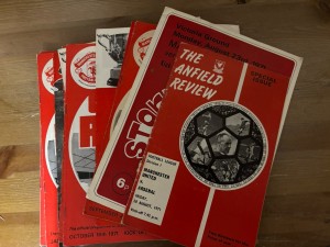 1971/72 MANCHESTER UNITED MAN UTD COMPLETE SET HOME FOOTBALL PROGRAMMES for sale on Ebay