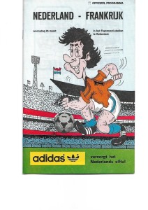 Holland v France 1981 programme World Cup Netherlands Feyenoord Ipswich Town for sale on Ebay