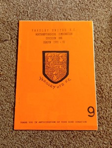 Yardley United FC V Welford FC December 1991 Football Programme for sale on Ebay