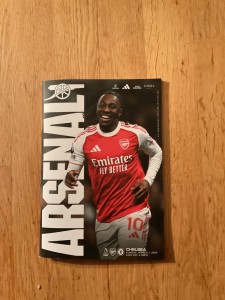 Arsenal vs. Chelsea 1 March 2026 mint condition matchday programme for sale on Ebay