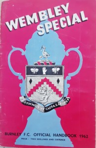 Burnley FC Official Handbook 1962 Wembley Special for sale on Ebay