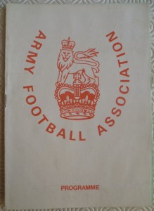 Army FA programme - Army FA v Essex FA (Aldershot 1986) for sale on Ebay
