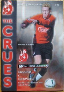 CRUSADERS v CLIFTONVILLE    2004-2005      Irish League        Vol.21  No.15 for sale on Ebay