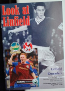 LINFIELD v CRUSADERS 2011-2012  Irish League   Vol.41 No.4  (John Parke Tribute) for sale on Ebay