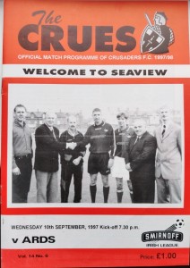 CRUSADERS v ARDS  1997-1998     Irish League  Vol.14  No.6 for sale on Ebay