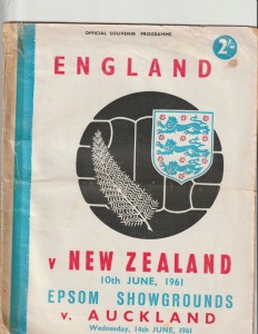 1961 New Zealand v England.RARE! for sale on Ebay