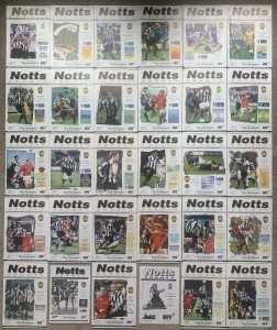 NOTTS COUNTY FC 1998 1999 COMPLETE SEASON HOME FOOTBALL PROGRAMME COLLECTION Lot for sale on Ebay