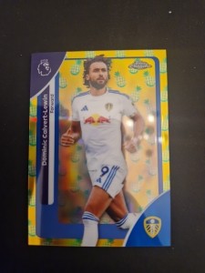 Topps Premier League Chrome 26 Dominic Calvert-lewin Pineapple Parallel Leeds for sale on Ebay