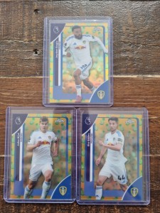 Topps Premier League Chrome Pineapple SP Leeds Utd Cards X3 for sale on Ebay
