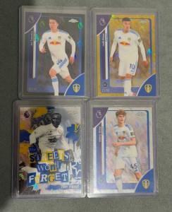 Topps Premier League Logofractor LEEDS players x4 (TANAKA /10, PIROE /50, GRAY) for sale on Ebay