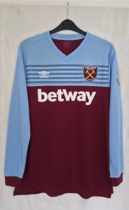 West Ham United Sleeved Umbro Home Shirt XL BNWT for sale on Ebay