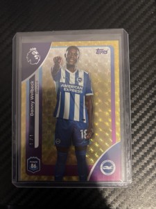 Topps Danny Welbeck 1/1 Premier League 2025/2026 Brighton & Hove #85 for sale on Ebay