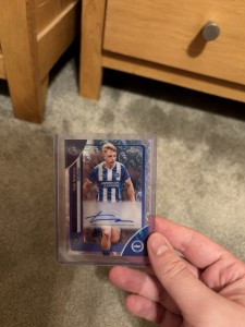 2026 Topps Chrome Premier League Tom Watson  Base Auto *Logofractor* Brighton for sale on Ebay