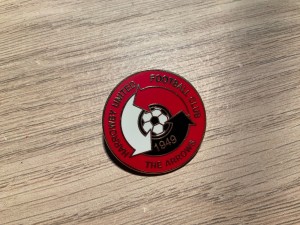 Harrowby United fc, football pin badge for sale on Ebay