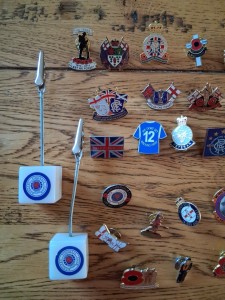 Collection of 50 Rangers Football Club Pin Badges Job Lot for sale on Ebay