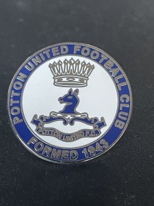 POTTON UNITED FC - BADGE for sale on Ebay
