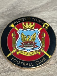 ALCESTER TOWN FC - BADGE for sale on Ebay