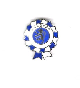 RANGERS ROSETTE   BADGE  ...AEW for sale on Ebay
