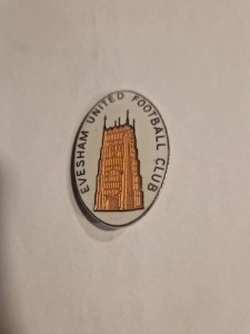 Evesham United Football Club Pin Badge for sale on Ebay