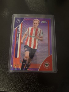Topps Chrome 2026 Premier League /75 Mikkel Damsgaard Brentford for sale on Ebay