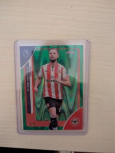 Jordan Henderson /99 Topps Chrome Brentford Card for sale on Ebay