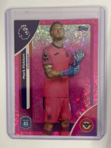 TOPPS PREMIER LEAGUE 2026 MARK FLEKKEN BRENTFORD PINK MINI DIAMOND 182/399 for sale on Ebay