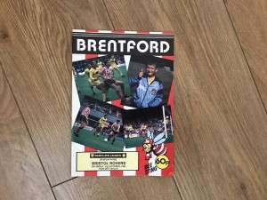 7 x Brentford Home Programmes 1987-1990 & 1 Match Ticket for sale on Ebay