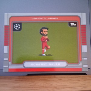 2026 Topps UEFA Club Competitions 8bit Shots Mohamed Salah Liverpool FC for sale on Ebay