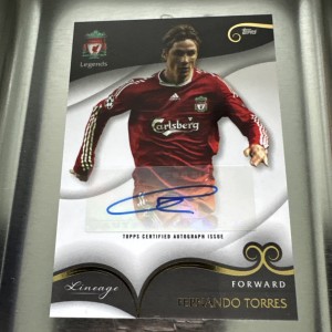 Topps 2022/23 Liverpool Lineage Legends Fernando Torres Auto for sale on Ebay