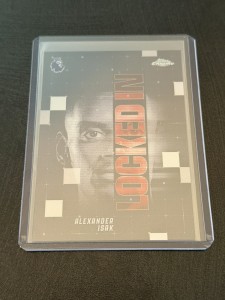 2025-26 Topps Chrome Premier League Alexander Isak Locked In Case Hit Liverpool for sale on Ebay