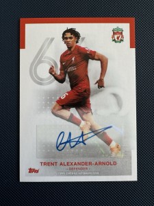 TOPPS LIVERPOOL TEAM SET 2022-23 TRENT ALEXANDER-ARNOLD AUTOGRAPH CARD Nr MINT for sale on Ebay