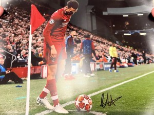 Trent Alexander-Arnold Hand Signed Liverpool Corner Taken Quickly 16x12 Photo for sale on Ebay