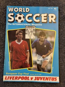 World Soccer Magazine. May 1985. Liverpool European Cup Final edition.   for sale on Ebay