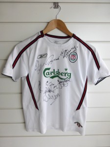 Signed Liverpool Away Reebok Shirt (Approx. 34