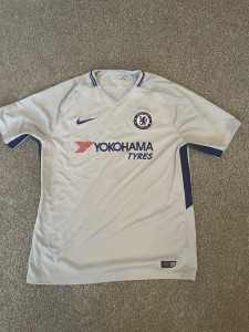 CHELSEA 2017-18 AWAY FOOTBALL SHIRT LARGE ADULT for sale on Ebay