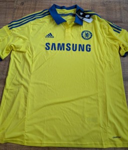 Chelsea 2014/2015 adidas  Away Shirt yellow 2xLarge Mens nwt for sale on Ebay