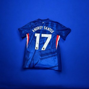 SIGNED Andrey Santos Chelsea Shirt COA Proof Rare Jersey Brazil for sale on Ebay