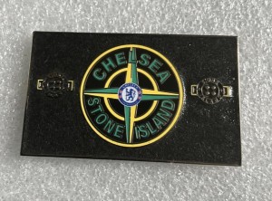 Chelsea Fc . “ Chelsea Stone Island Patch” enamel pin badge  for sale on Ebay